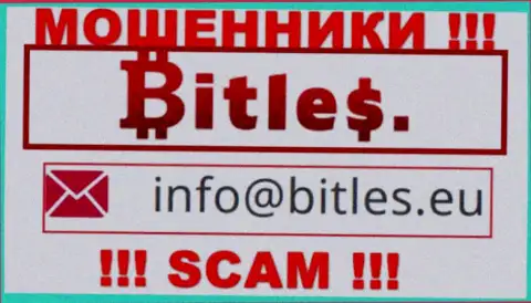 Не советуем писать на электронную почту, предоставленную на веб-портале мошенников Битлес Еу, это крайне рискованно