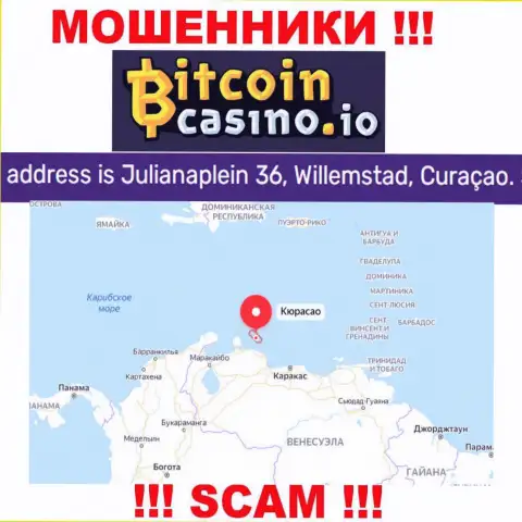 Будьте осторожны - организация Bitcoin Casino спряталась в оффшоре по адресу: Julianaplein 36, Willemstad, Curacao и сливает людей