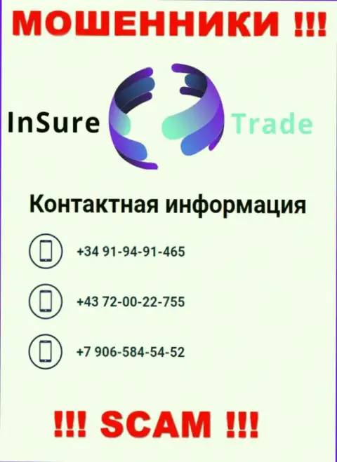 МОШЕННИКИ из организации Insure Trade в поиске неопытных людей, звонят с разных номеров телефона