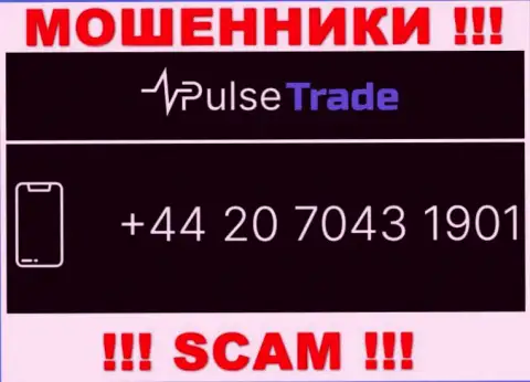 У Pulse Trade не один номер телефона, с какого будут трезвонить неизвестно, будьте бдительны