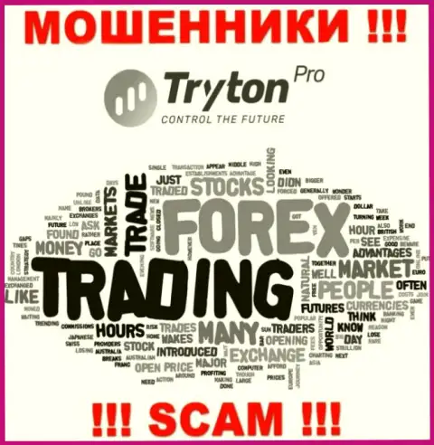 Forex - это тип деятельности неправомерно действующей компании TrytonPro