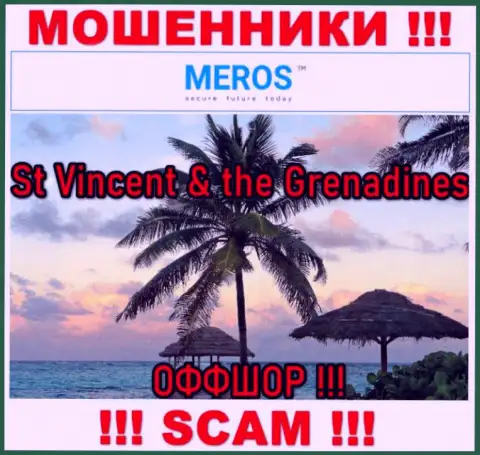 St Vincent & the Grenadines - это юридическое место регистрации компании MerosTM