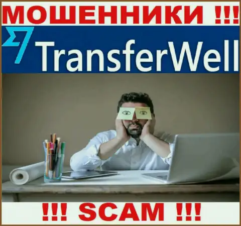 Работа TransferWell НЕЗАКОННА, ни регулятора, ни лицензии на право осуществления деятельности нет