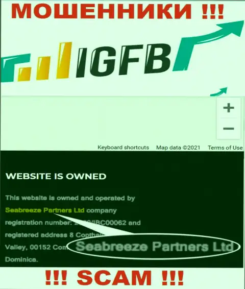 Seabreeze Partners Ltd управляющее конторой IGFB