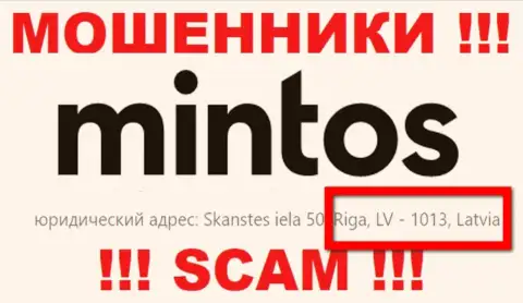 Перейдя на онлайн-сервис Минтос Ком можно увидеть лишь лживую информацию о офшорной юрисдикции
