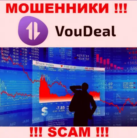 Работая с VouDeal Com, можете потерять денежные активы, поскольку их Broker - это кидалово