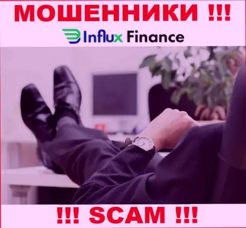 На сайте InFlux Finance не указаны их руководители - жулики без последствий отжимают денежные вложения