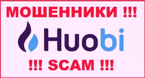 Лого МОШЕННИКОВ Huobi