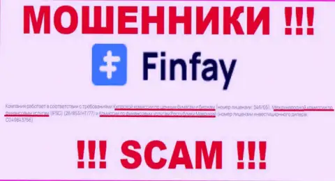 ФинФзй - это internet шулера, неправомерные действия которых прикрывают тоже мошенники - Cyprus Securities and Exchange Commission