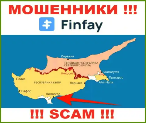 Базируясь в офшоре, на территории Cyprus, FinFay Com спокойно оставляют без денег клиентов