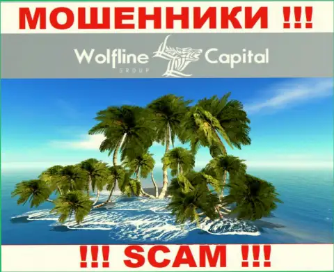 Мошенники Wolfline Capital не предоставляют правдивую информацию касательно их юрисдикции